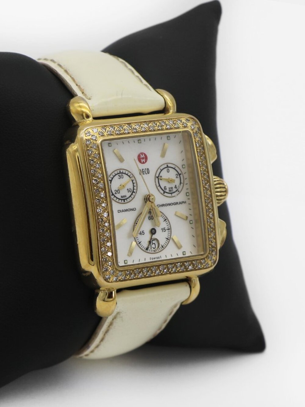 Michele Deco Diamond Chronograph MW06A01 Watch